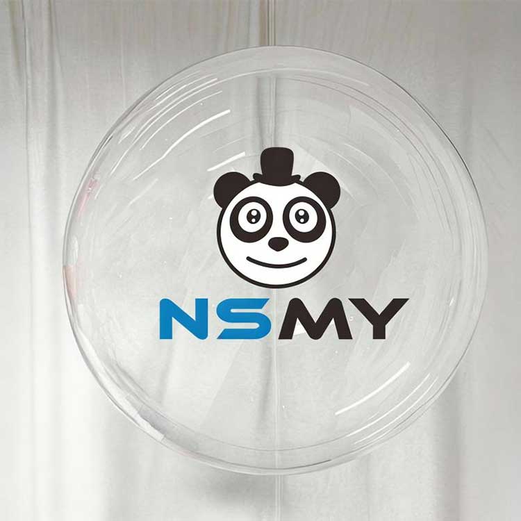 48 дюймдік дөңгелек мөлдір Бобо шарлары