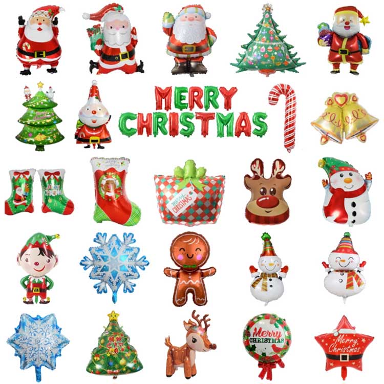 Рождестволық алюминий фольга шарлары