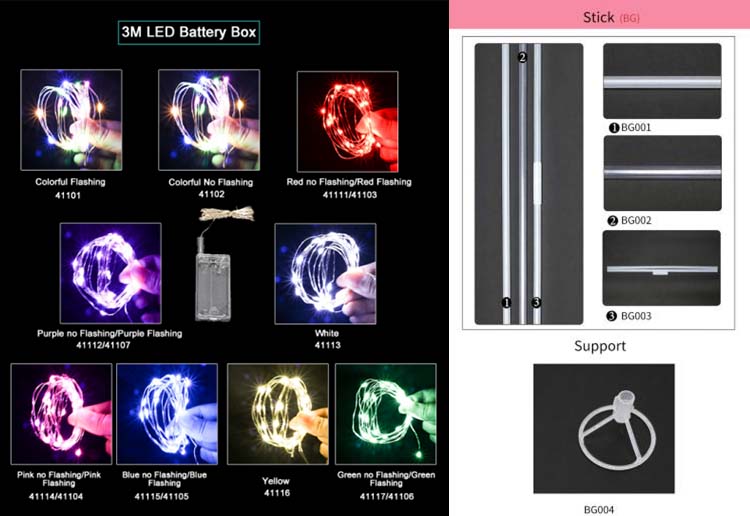 Bobo rose balloon set