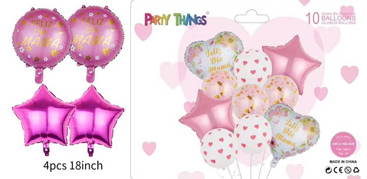 NEWSHINE Happy Mother's Day Balloons Sets