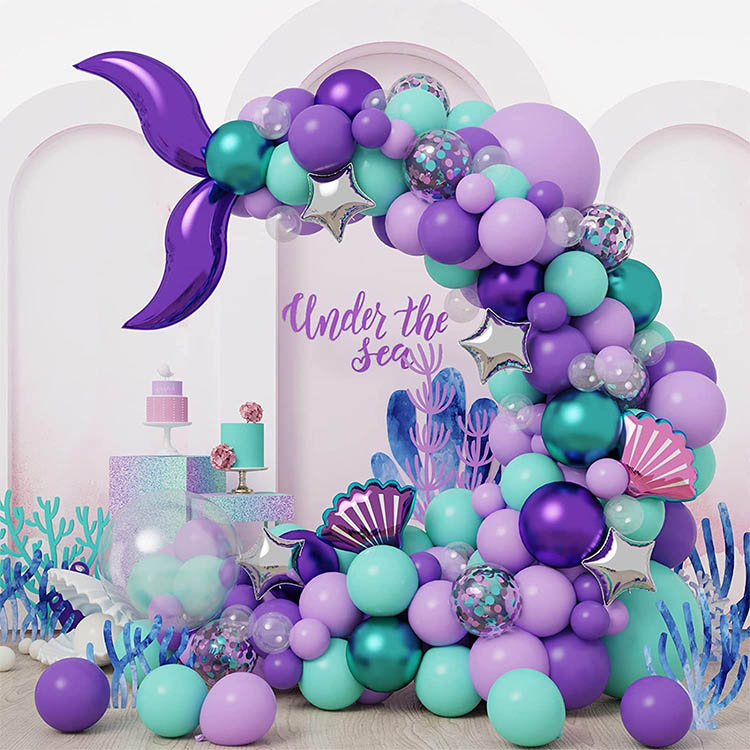 Ocean Theme Balloon гирлянд арка жинағы